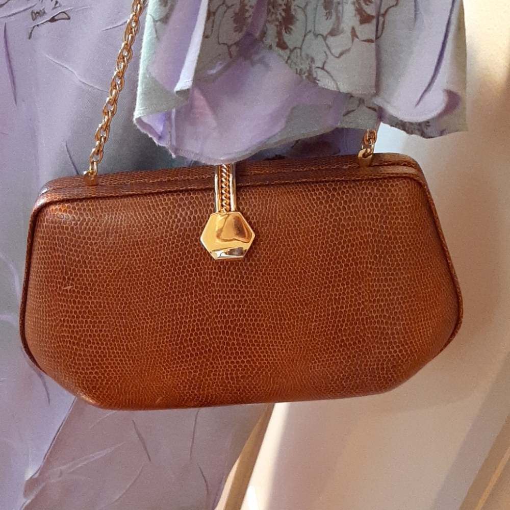 RPL designs leather look Hardcase purse